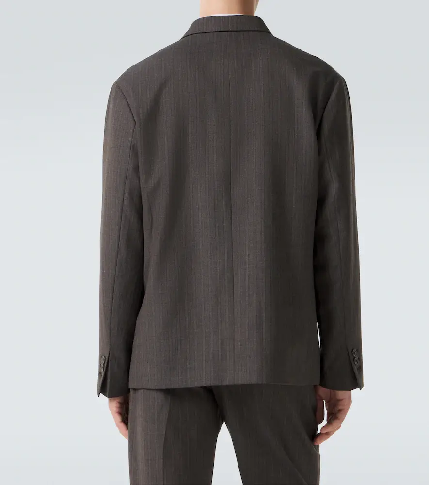 Our Legacy Halt striped wool and cotton blazer | Thumbnail 2