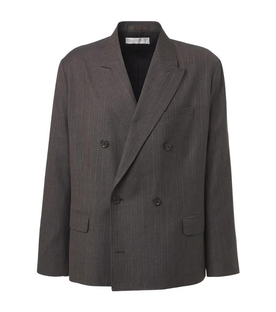 Our Legacy Halt striped wool and cotton blazer | Image 1 Our Legacy Halt striped wool and cotton blazer | Image 1