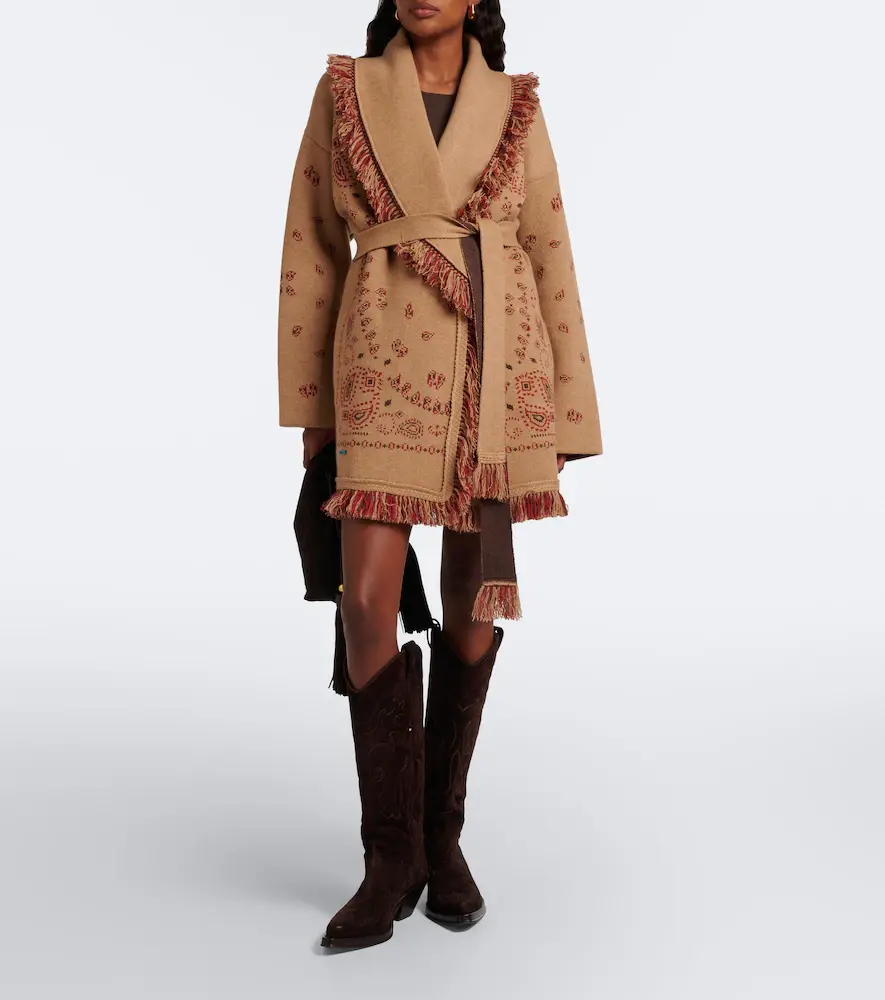 Alanui Bandana jacquard cashmere cardigan | Thumbnail 2 Alanui Bandana jacquard cashmere cardigan | Thumbnail 2