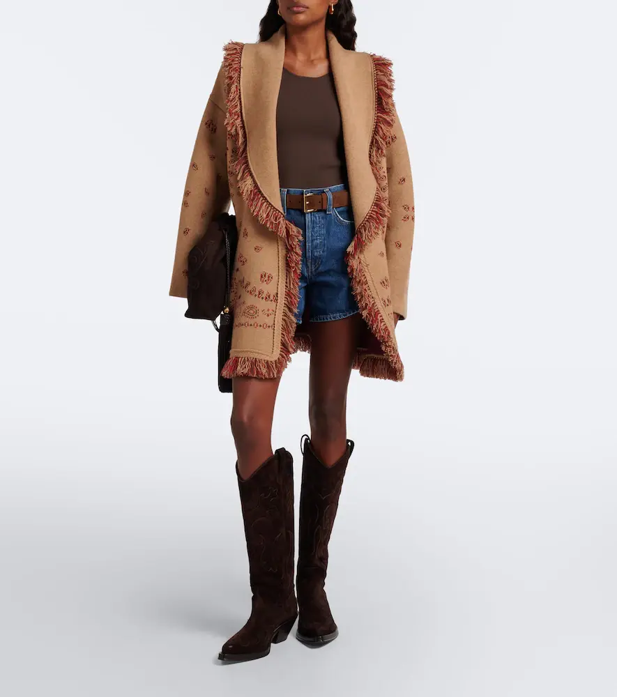 Alanui Bandana jacquard cashmere cardigan | Thumbnail 4 Alanui Bandana jacquard cashmere cardigan | Thumbnail 4