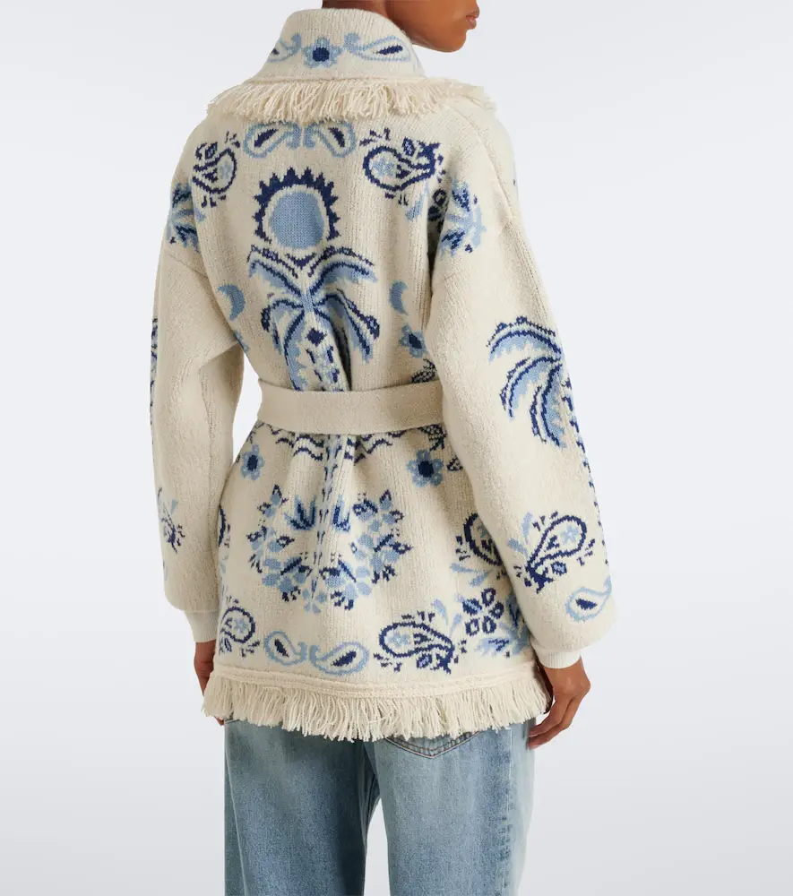 Alanui Island Roots Foulard wool, cashmere, and cotton cardigan | Thumbnail 6 Alanui Island Roots Foulard wool, cashmere, and cotton cardigan | Thumbnail 6