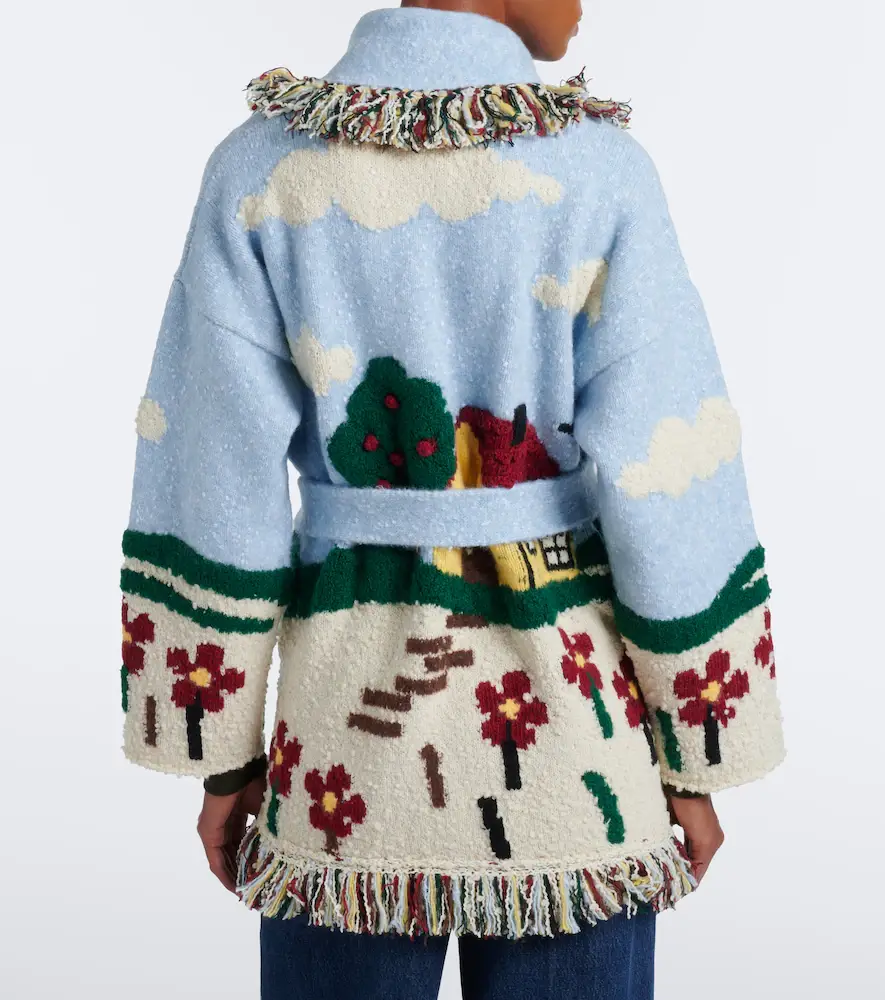 Alanui Casa intarsia wool-blend cardigan | Thumbnail 7 Alanui Casa intarsia wool-blend cardigan | Thumbnail 7