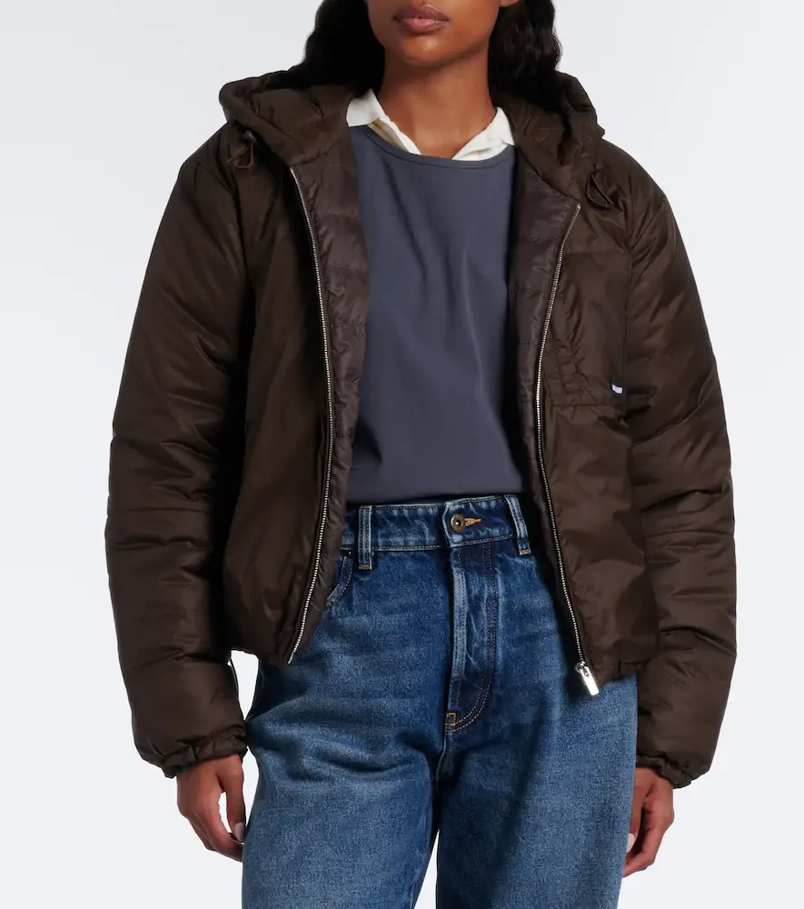 Miu Miu Hooded puffer jacket | Thumbnail 3 Miu Miu Hooded puffer jacket | Thumbnail 3