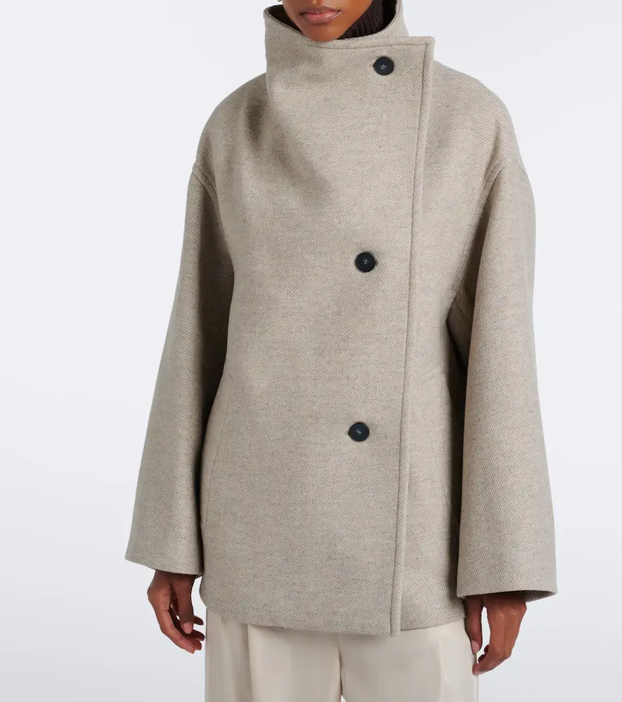 Joseph Isaia wool-blend peacoat | Thumbnail 4 Joseph Isaia wool-blend peacoat | Thumbnail 4