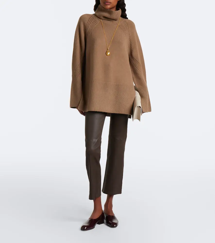 Joseph Duke cropped leather straight pants | Thumbnail 5