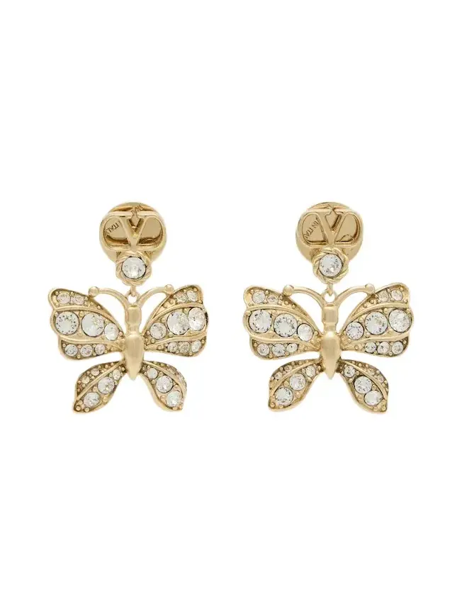 Flutterby Swarovski-embellished earrings Flutterby Swarovski-embellished earrings
