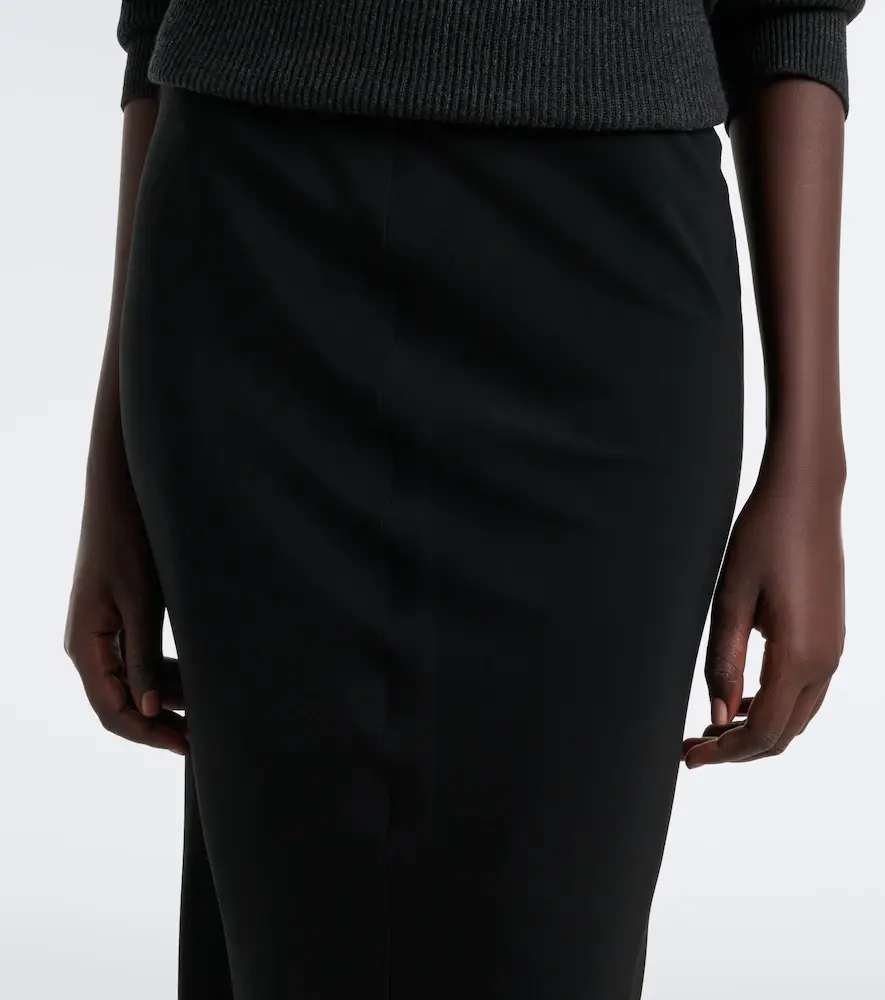 The Row Bakura silk crêpe de chine midi skirt | Thumbnail 4 The Row Bakura silk crêpe de chine midi skirt | Thumbnail 4