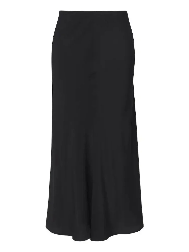 Bakura silk crêpe de chine midi skirt Bakura silk crêpe de chine midi skirt