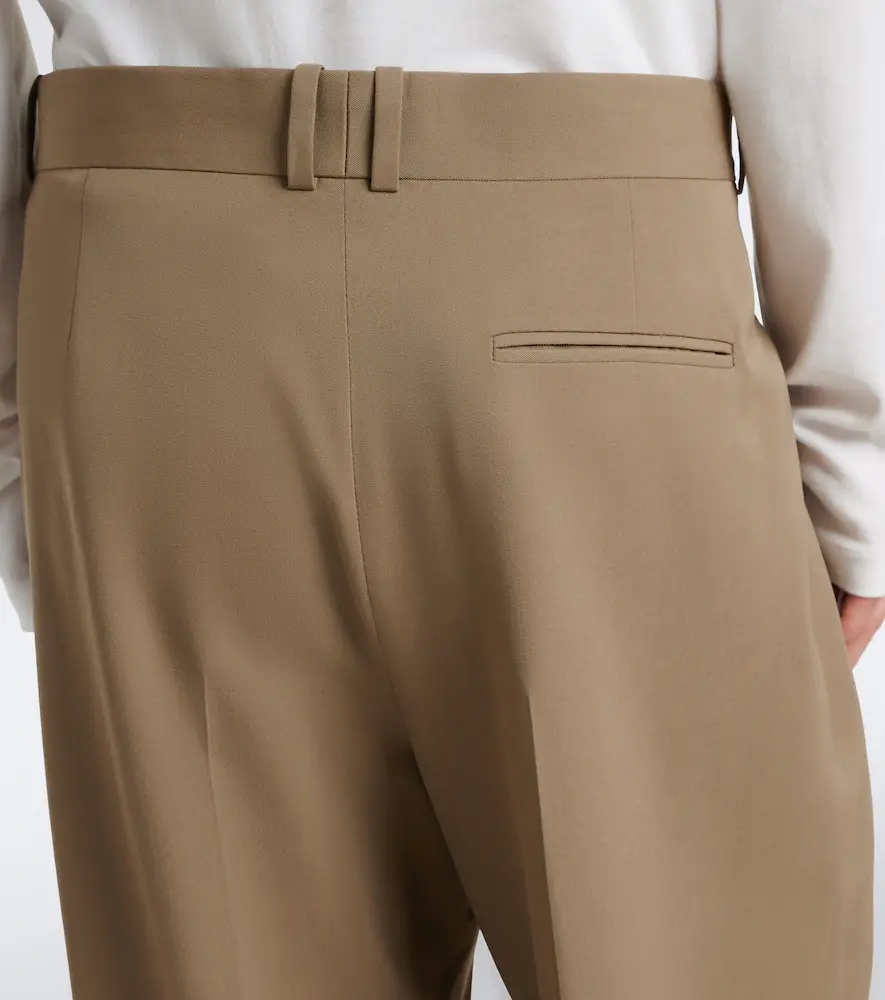 The Row Daniela pleated wool wide-leg pants | Thumbnail 4 The Row Daniela pleated wool wide-leg pants | Thumbnail 4