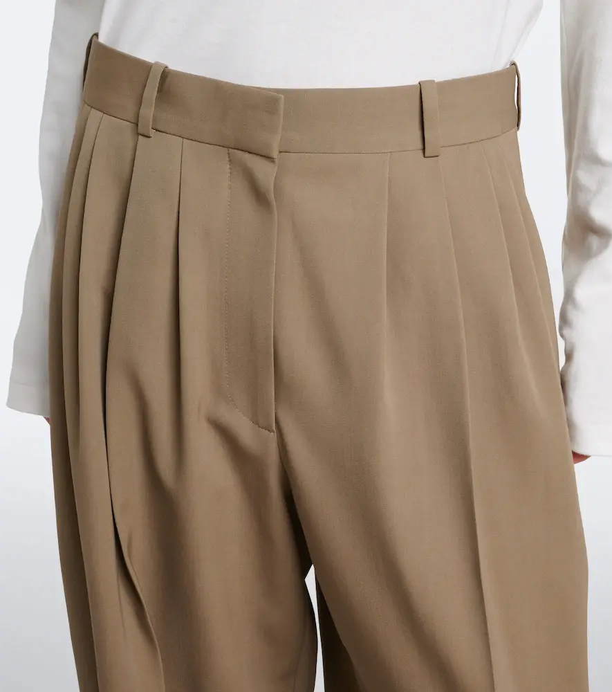 The Row Daniela pleated wool wide-leg pants | Thumbnail 6 The Row Daniela pleated wool wide-leg pants | Thumbnail 6
