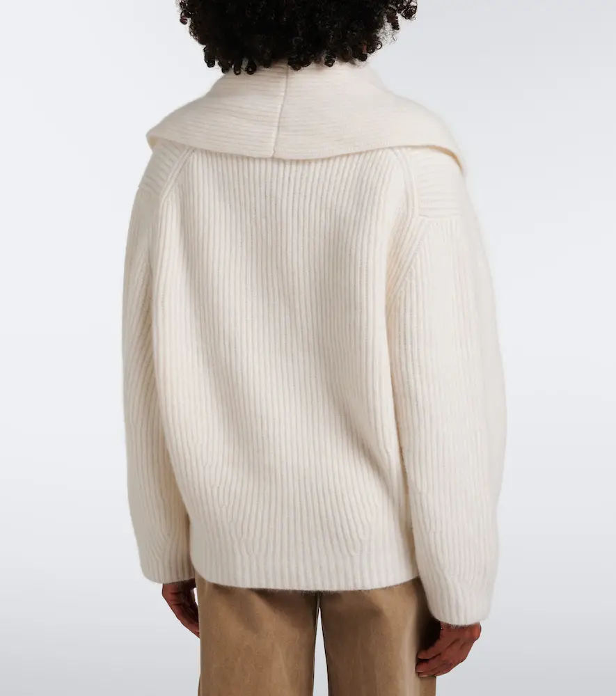 Arch4 Lucille ribbed-knit cashmere cardigan | Thumbnail 4