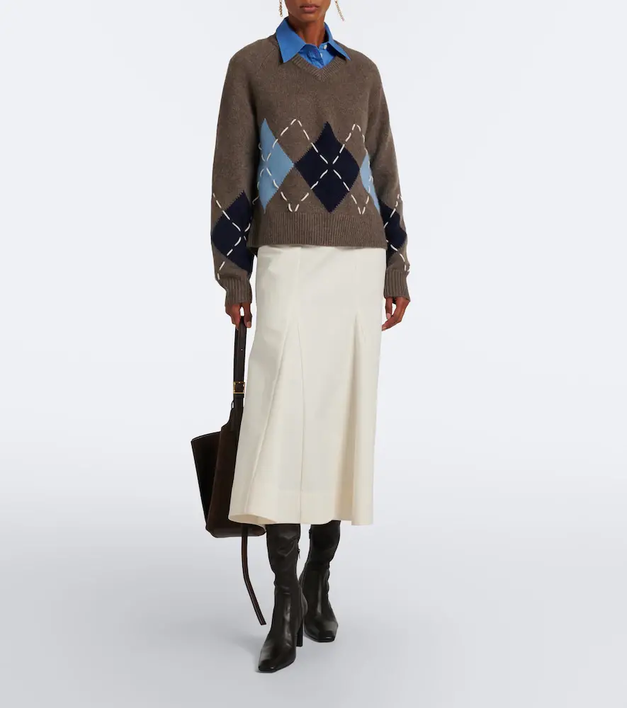 Arch4 Sloane argyle cashmere sweater | Thumbnail 2 Arch4 Sloane argyle cashmere sweater | Thumbnail 2