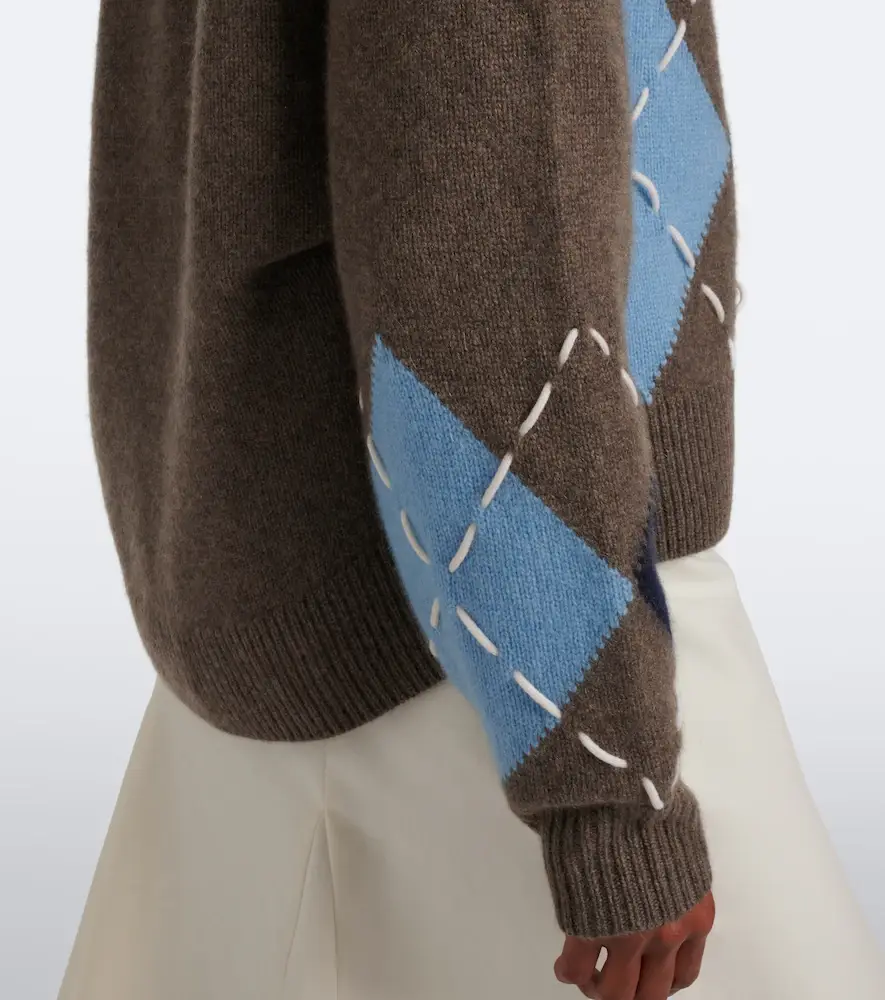 Arch4 Sloane argyle cashmere sweater | Thumbnail 3 Arch4 Sloane argyle cashmere sweater | Thumbnail 3