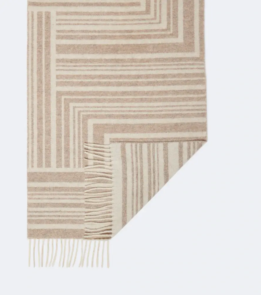 Joseph Ayla fringed jacquard wool and cashmere scarf | Thumbnail 3 Joseph Ayla fringed jacquard wool and cashmere scarf | Thumbnail 3