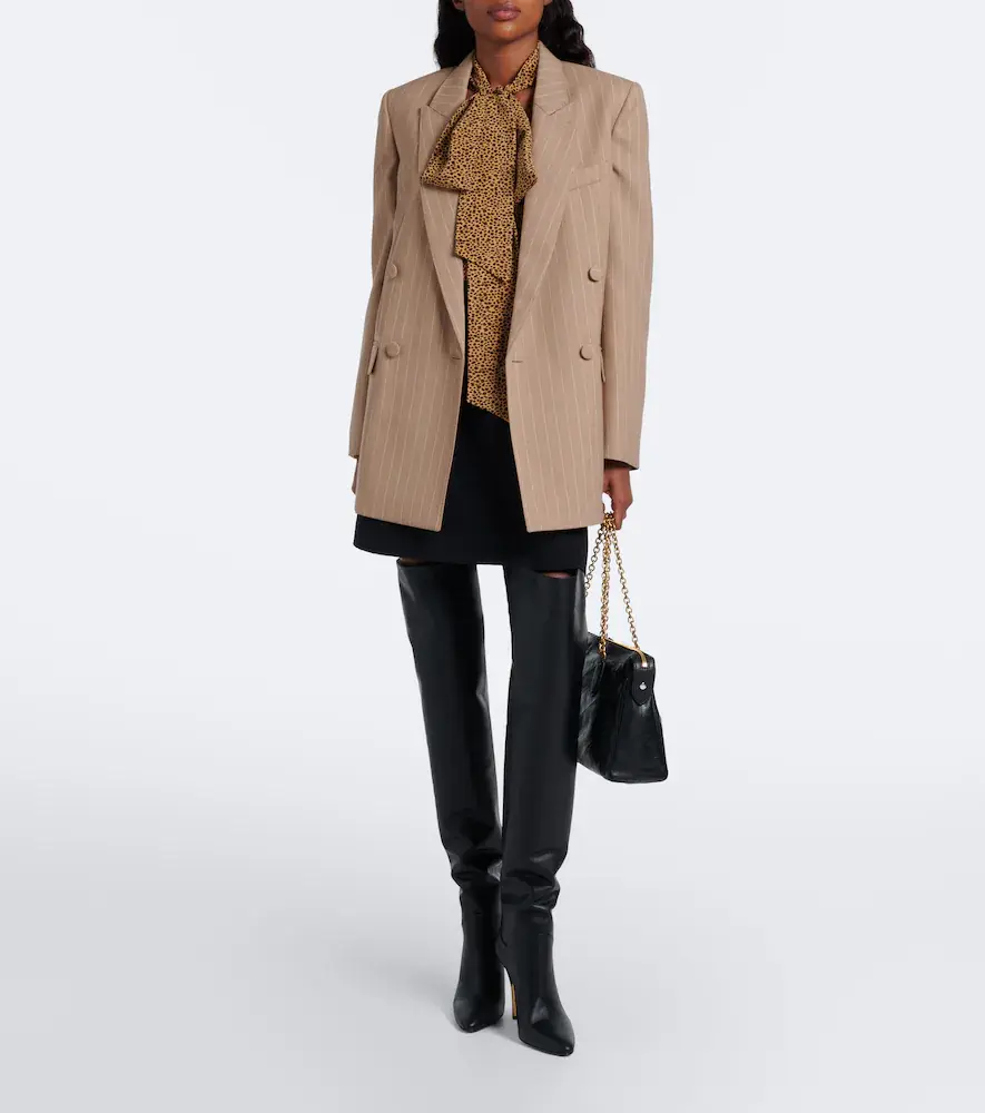 Valentino Garavani VLogo leather over-the-knee boots | Thumbnail 5
