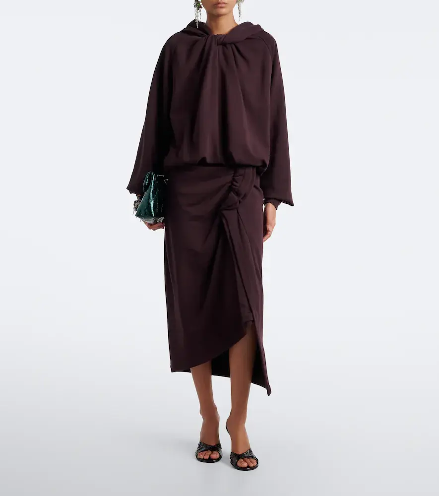 Dries Van Noten Hooded cotton jersey sweatshirt | Thumbnail 2