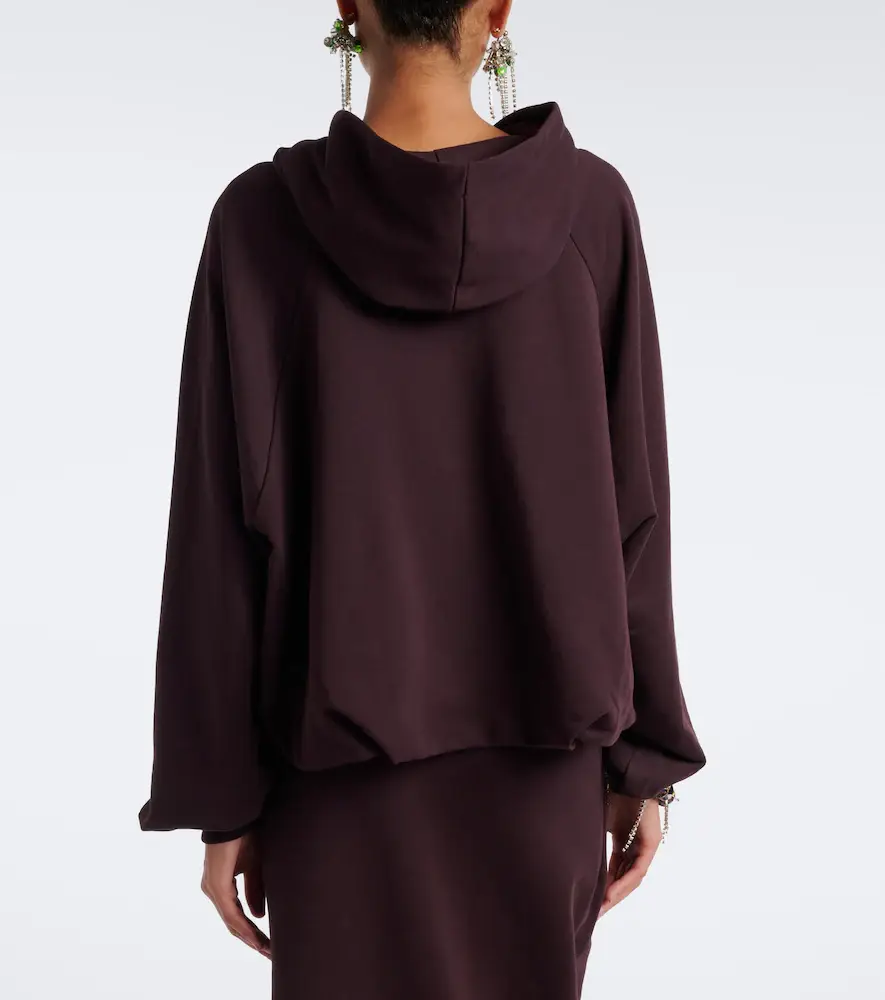 Dries Van Noten Hooded cotton jersey sweatshirt | Thumbnail 3