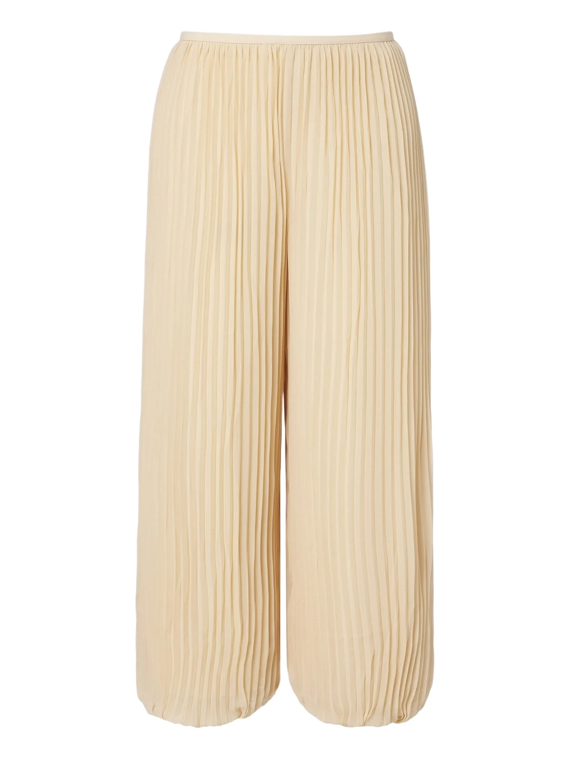 Pleated chiffon balloon pants