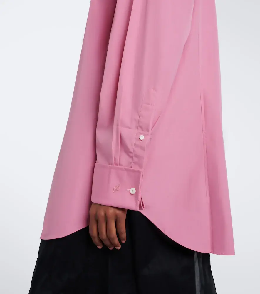 Prada Oversized cotton poplin shirt | Thumbnail 5 Prada Oversized cotton poplin shirt | Thumbnail 5