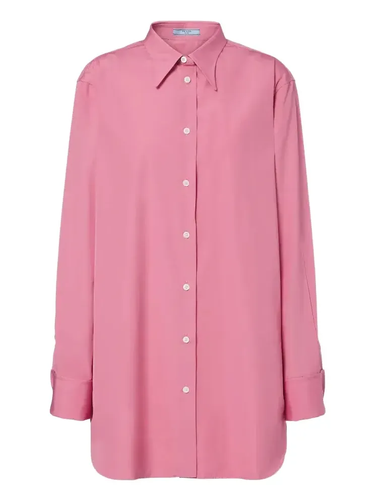 Oversized cotton poplin shirt Oversized cotton poplin shirt