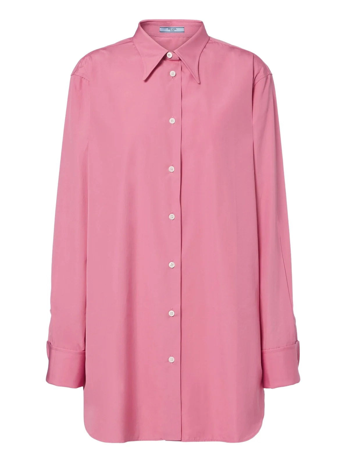 Prada Oversized cotton poplin shirt