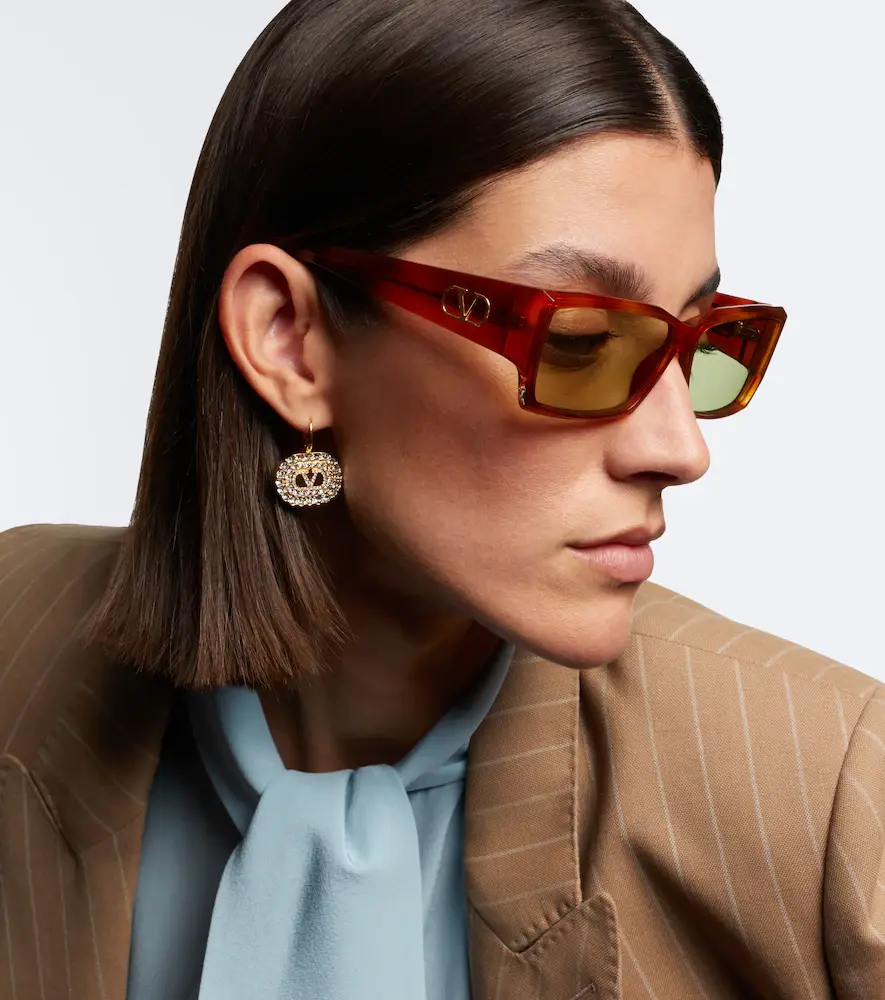 Valentino Garavani Classico VLogo rectangular sunglasses | Thumbnail 5