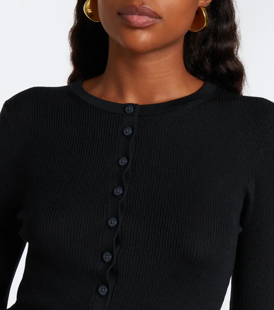 Simkhai Susanne ribbed silk and cashmere bodysuit | Thumbnail 2 Simkhai Susanne ribbed silk and cashmere bodysuit | Thumbnail 2