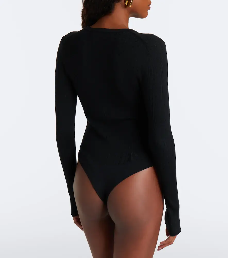 Simkhai Susanne ribbed silk and cashmere bodysuit | Thumbnail 5 Simkhai Susanne ribbed silk and cashmere bodysuit | Thumbnail 5