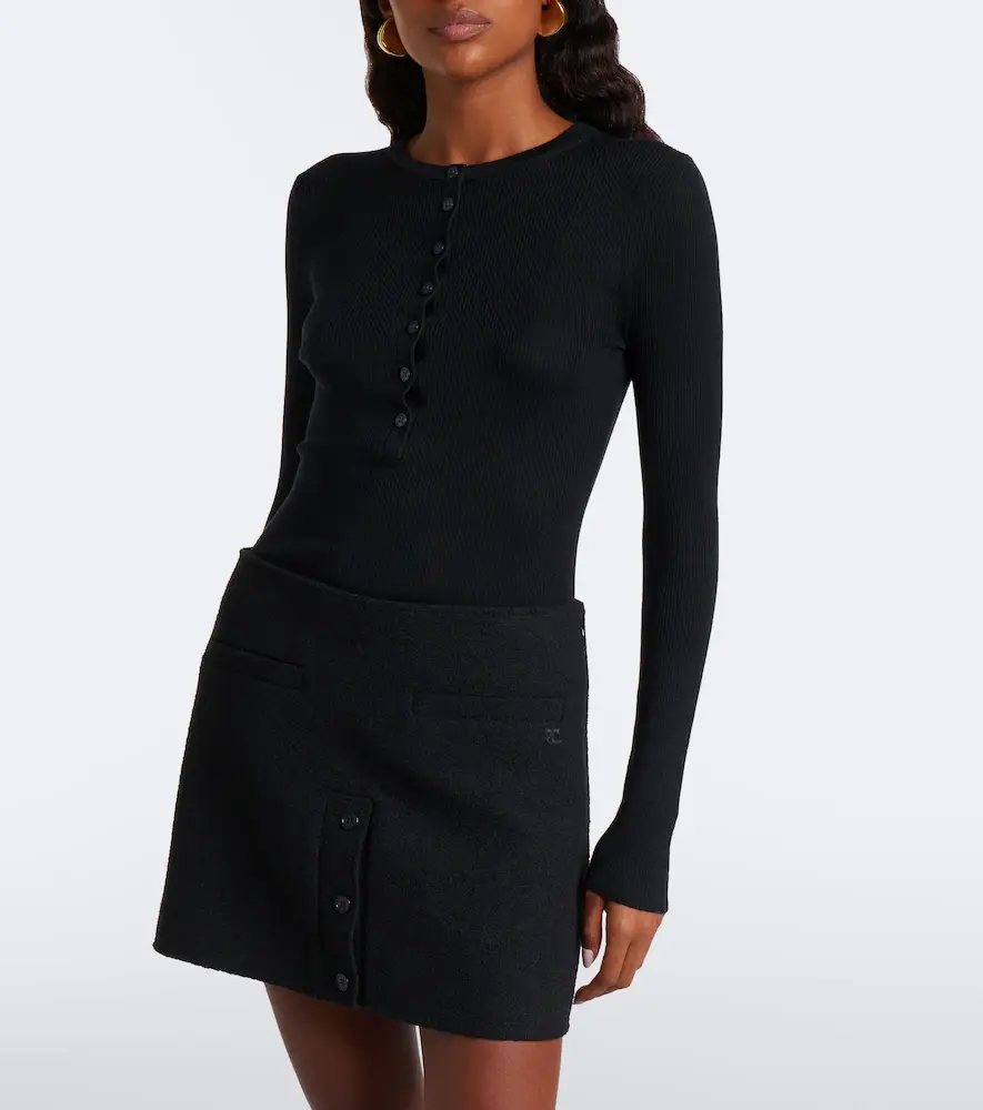 Simkhai Susanne ribbed silk and cashmere bodysuit | Thumbnail 7 Simkhai Susanne ribbed silk and cashmere bodysuit | Thumbnail 7