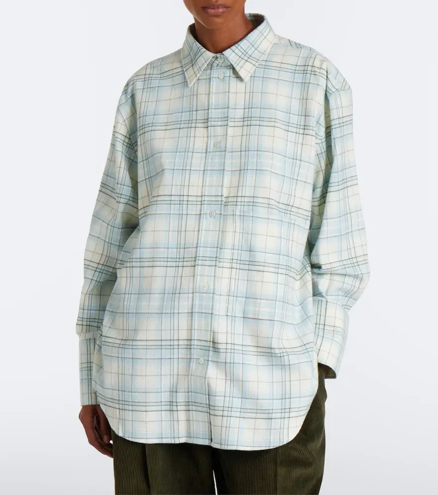 RÓHE Róhe Checked cotton shirt | Thumbnail 4 RÓHE Róhe Checked cotton shirt | Thumbnail 4