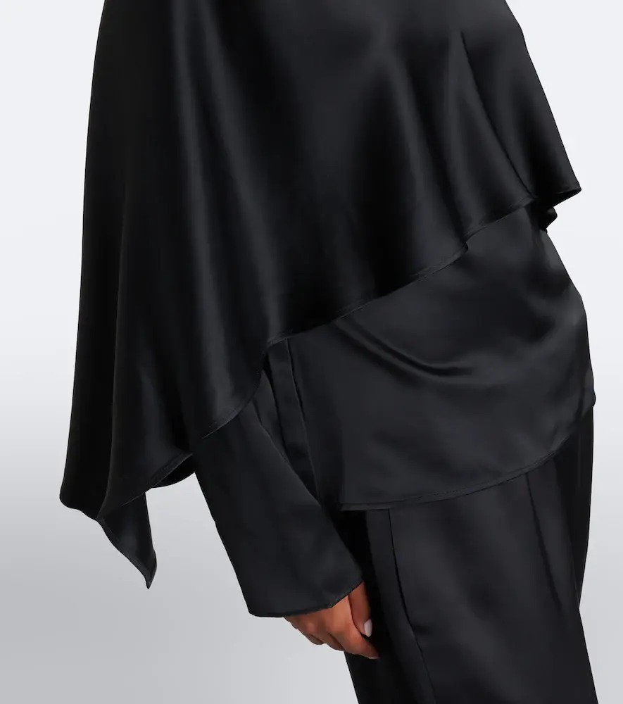 RÓHE Róhe Caped satin top | Thumbnail 2