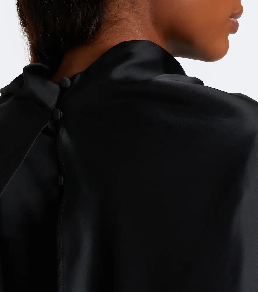 RÓHE Róhe Caped satin top | Thumbnail 3
