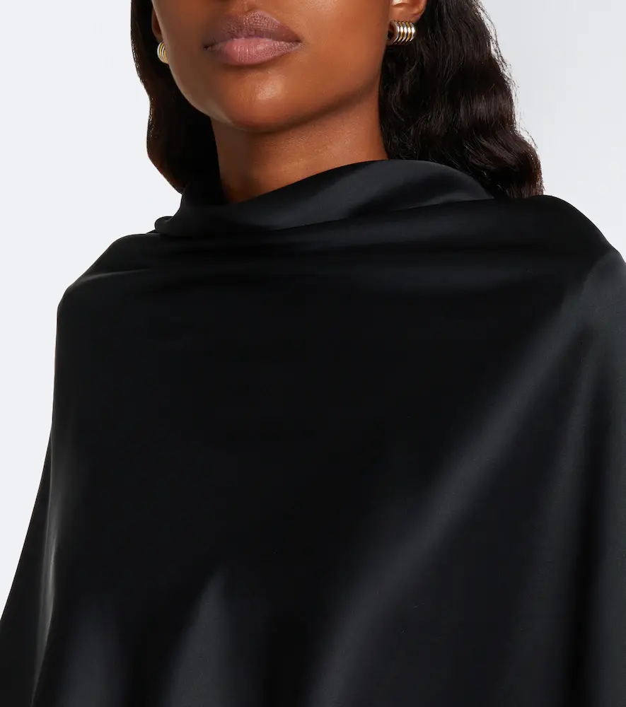 RÓHE Róhe Caped satin top | Thumbnail 7
