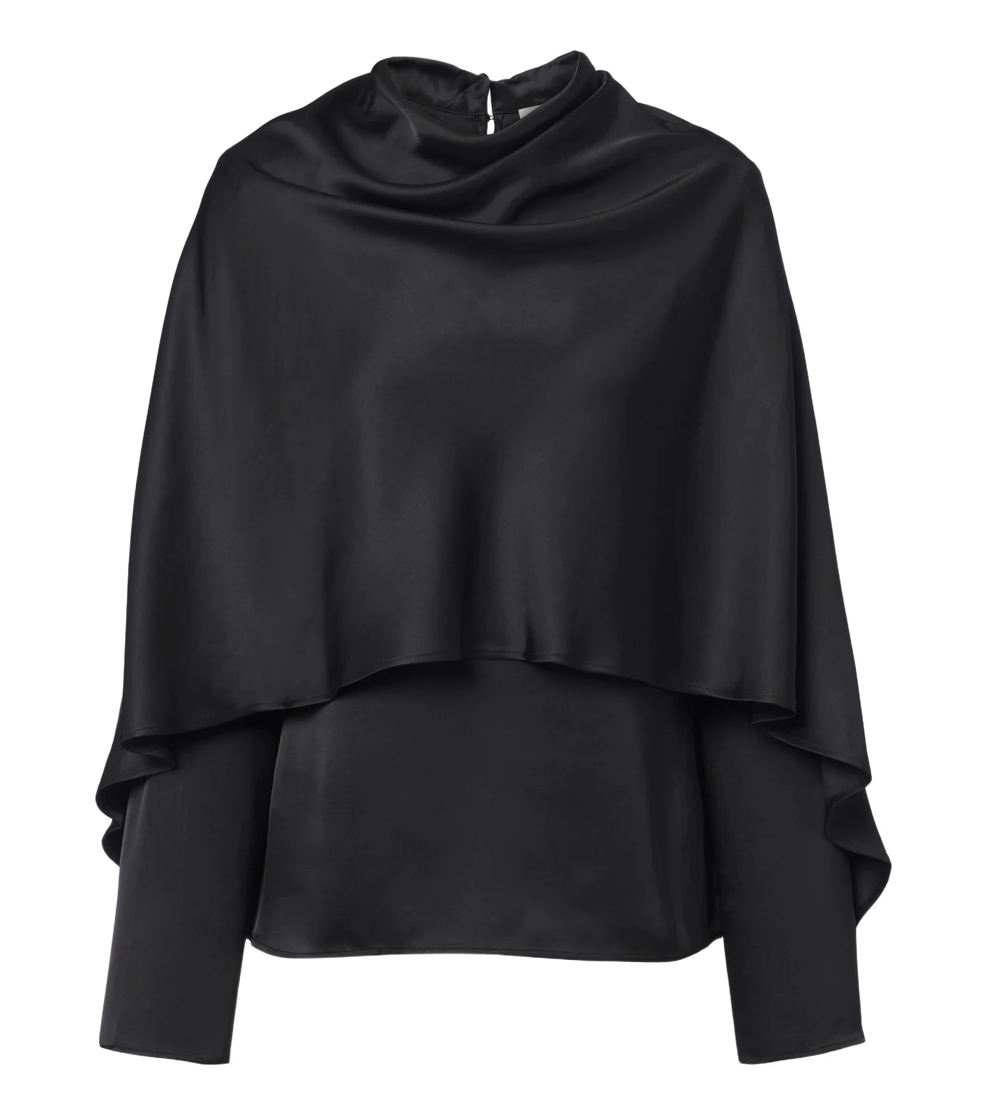 Róhe Caped satin top Róhe Caped satin top