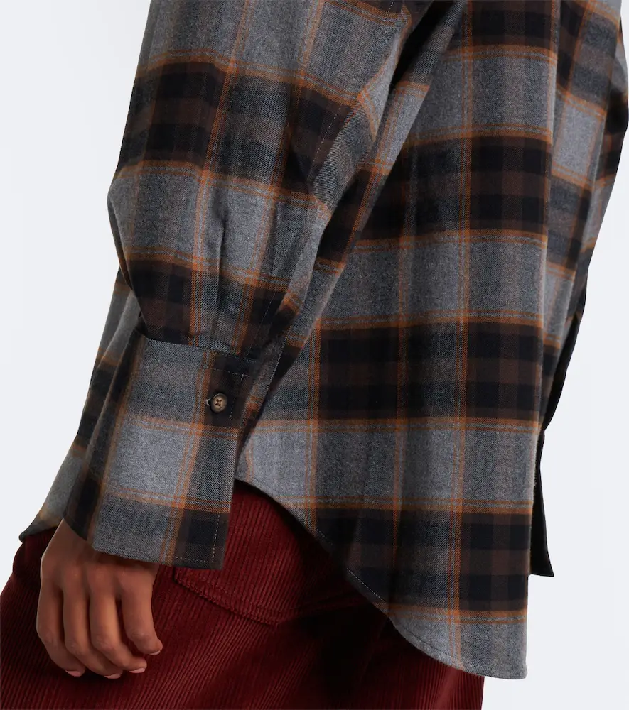 RÓHE Róhe Checked cotton flannel shirt | Thumbnail 3