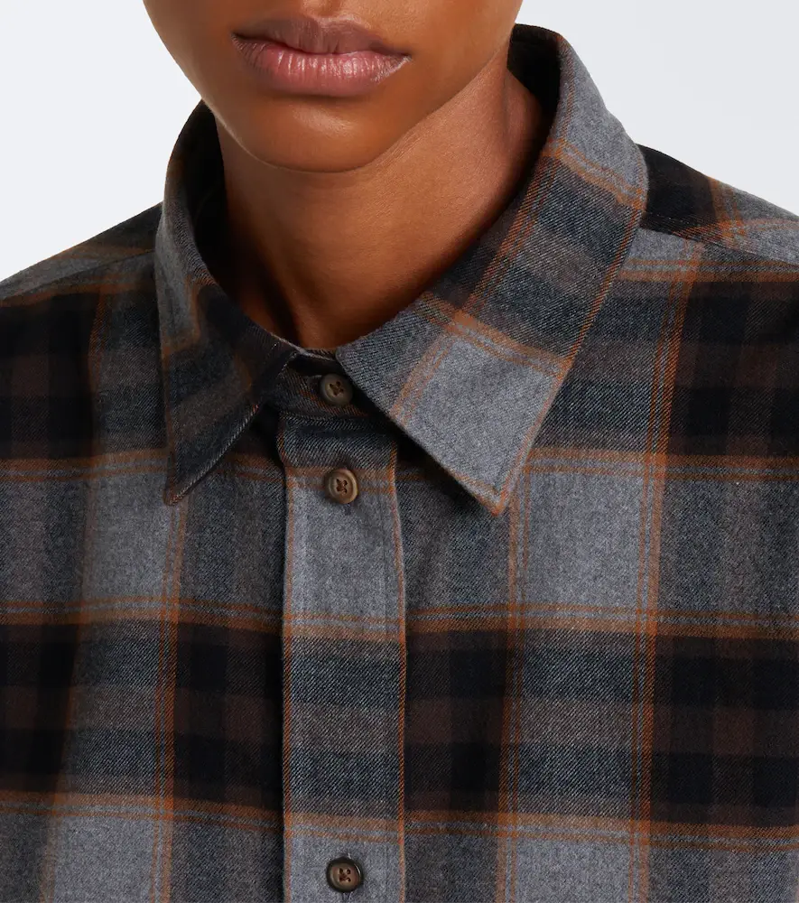 RÓHE Róhe Checked cotton flannel shirt | Thumbnail 5