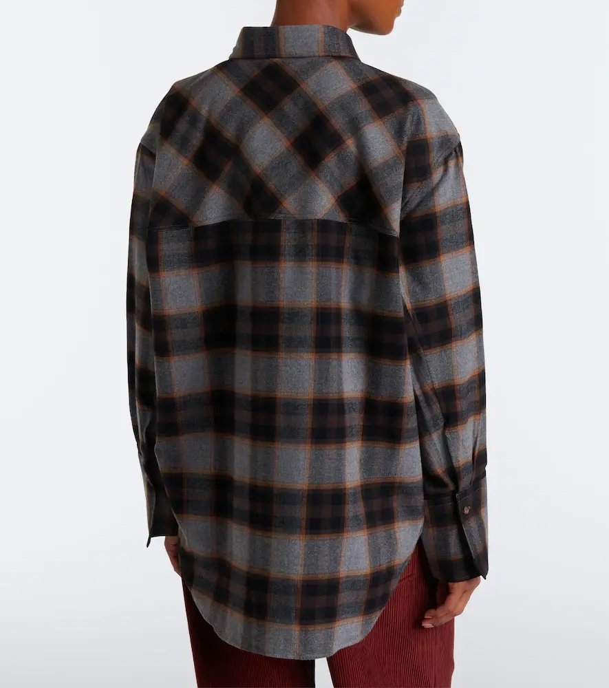RÓHE Róhe Checked cotton flannel shirt | Thumbnail 7