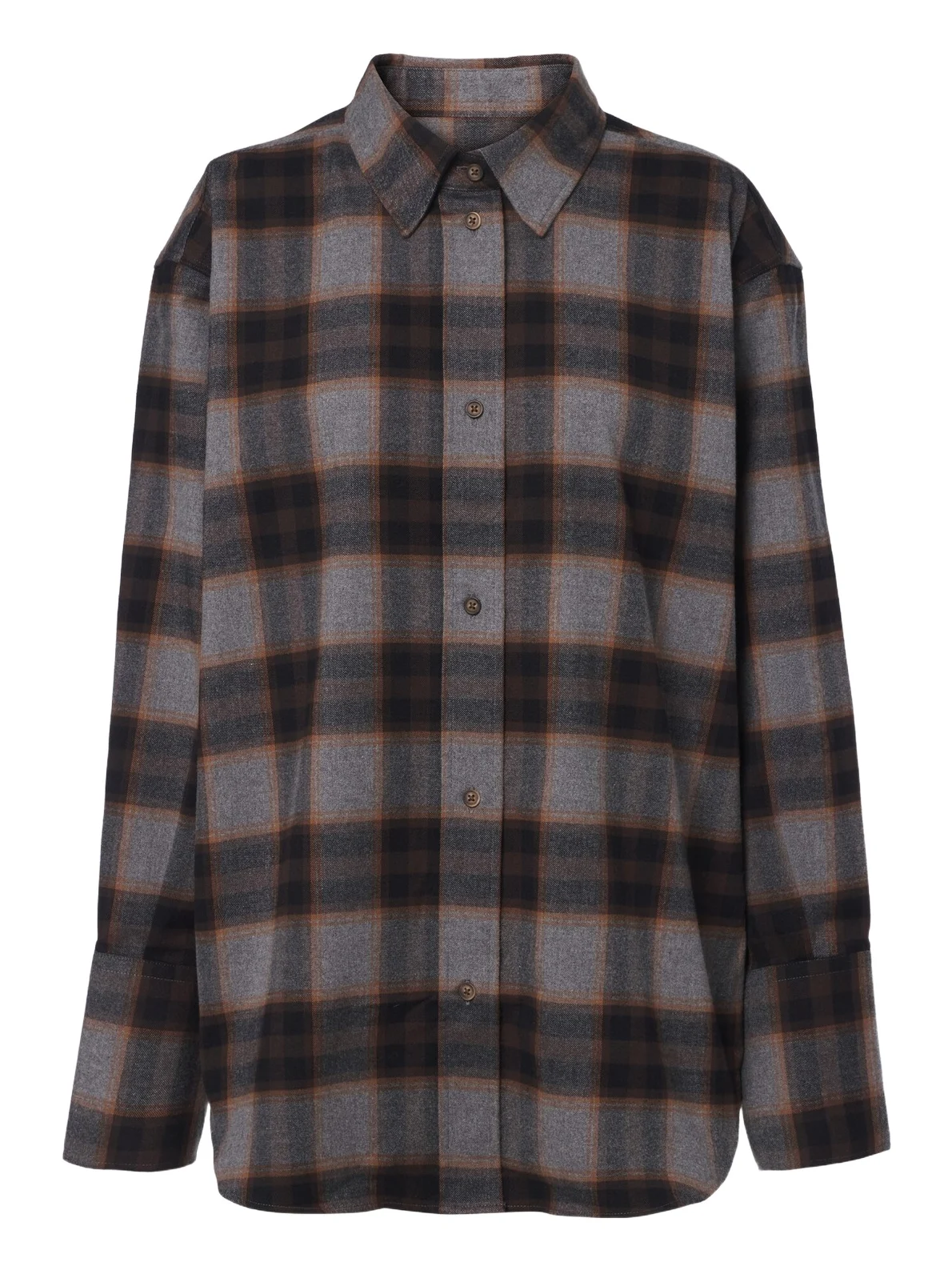 RÓHE Róhe Checked cotton flannel shirt