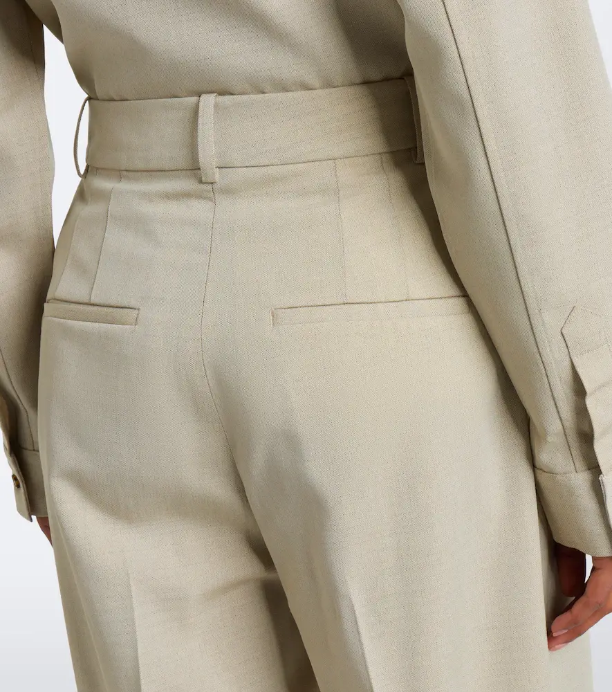 RÓHE Róhe Wool and silk-blend straight pants | Thumbnail 3 RÓHE Róhe Wool and silk-blend straight pants | Thumbnail 3