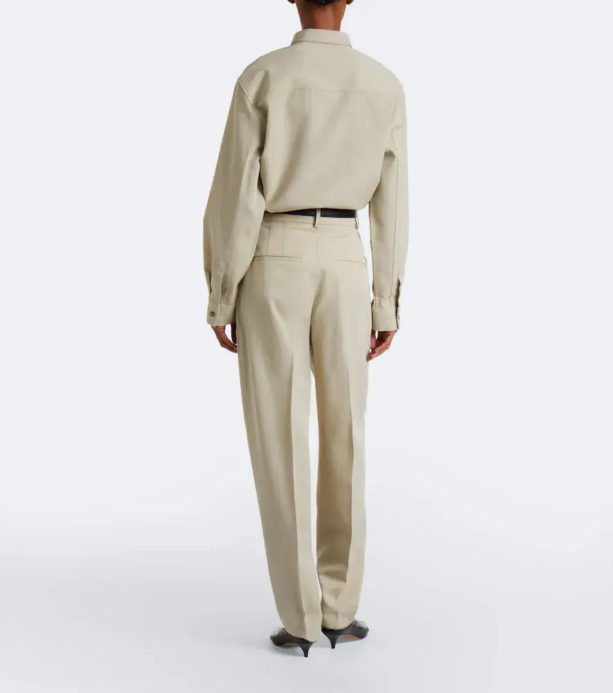 RÓHE Róhe Wool and silk-blend straight pants | Thumbnail 5 RÓHE Róhe Wool and silk-blend straight pants | Thumbnail 5