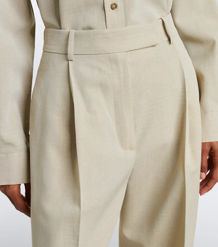 RÓHE Róhe Wool and silk-blend straight pants | Thumbnail 6 RÓHE Róhe Wool and silk-blend straight pants | Thumbnail 6