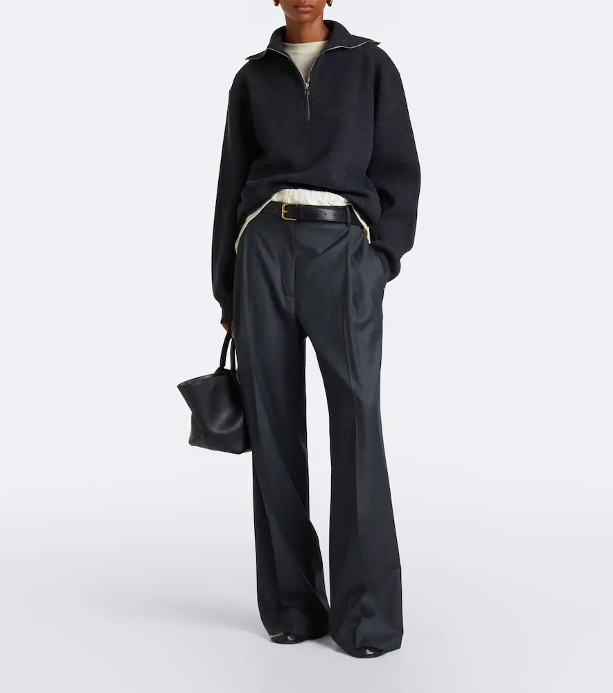RÓHE Róhe Wool and cashmere half-zip sweater | Thumbnail 2 RÓHE Róhe Wool and cashmere half-zip sweater | Thumbnail 2
