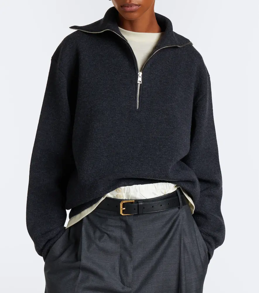 RÓHE Róhe Wool and cashmere half-zip sweater | Thumbnail 5 RÓHE Róhe Wool and cashmere half-zip sweater | Thumbnail 5