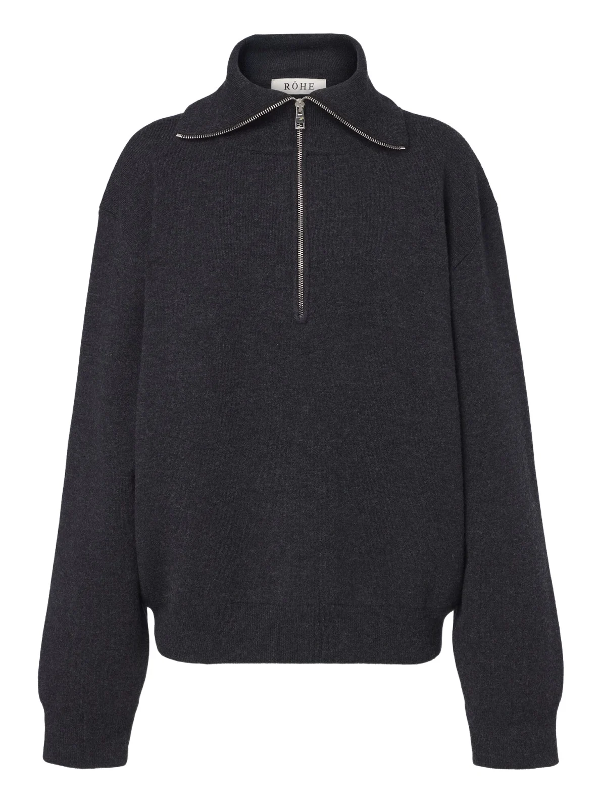 Róhe Wool and cashmere half-zip sweater Róhe Wool and cashmere half-zip sweater