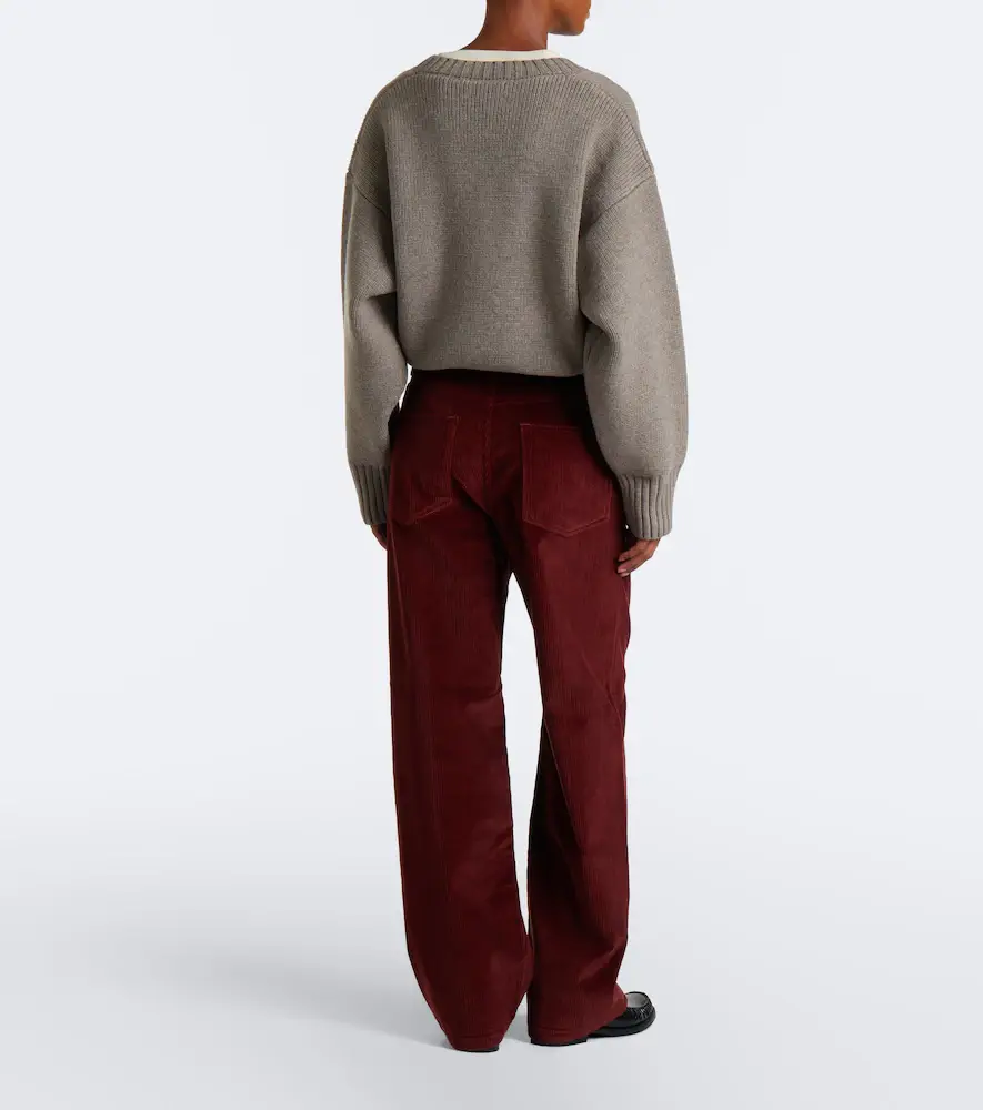 RÓHE Róhe Cotton corduroy straight pants | Thumbnail 4 RÓHE Róhe Cotton corduroy straight pants | Thumbnail 4