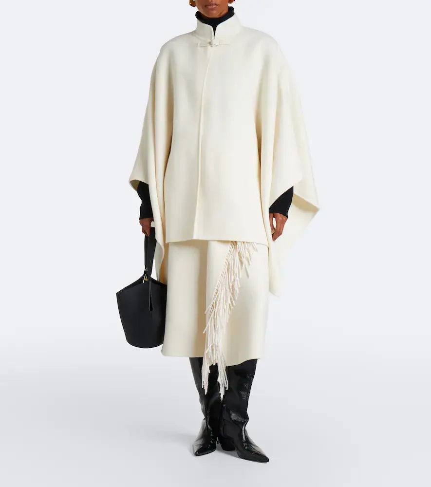 RÓHE Róhe Wool and cashmere poncho | Thumbnail 5 RÓHE Róhe Wool and cashmere poncho | Thumbnail 5
