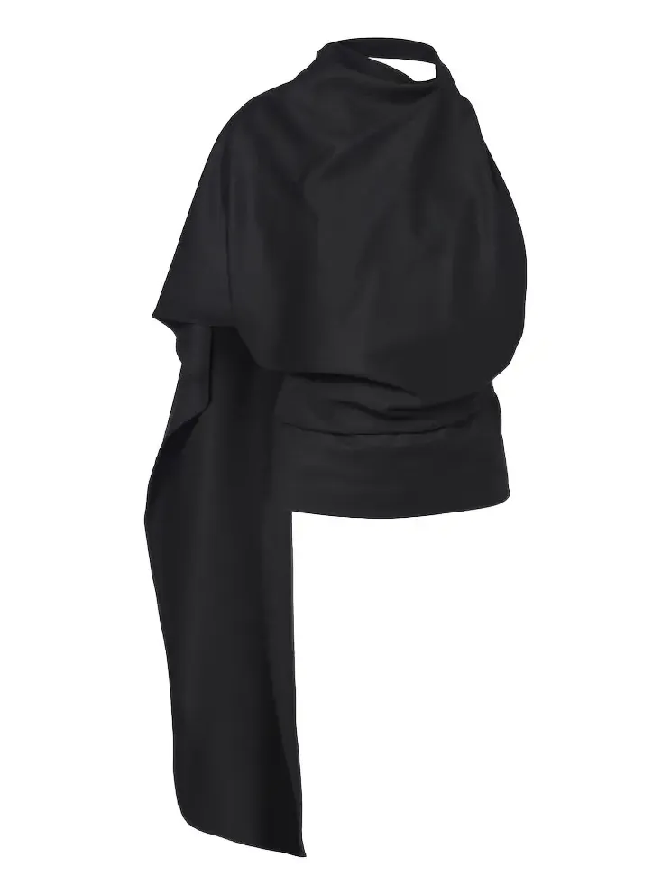 Róhe Assymetric wool top
