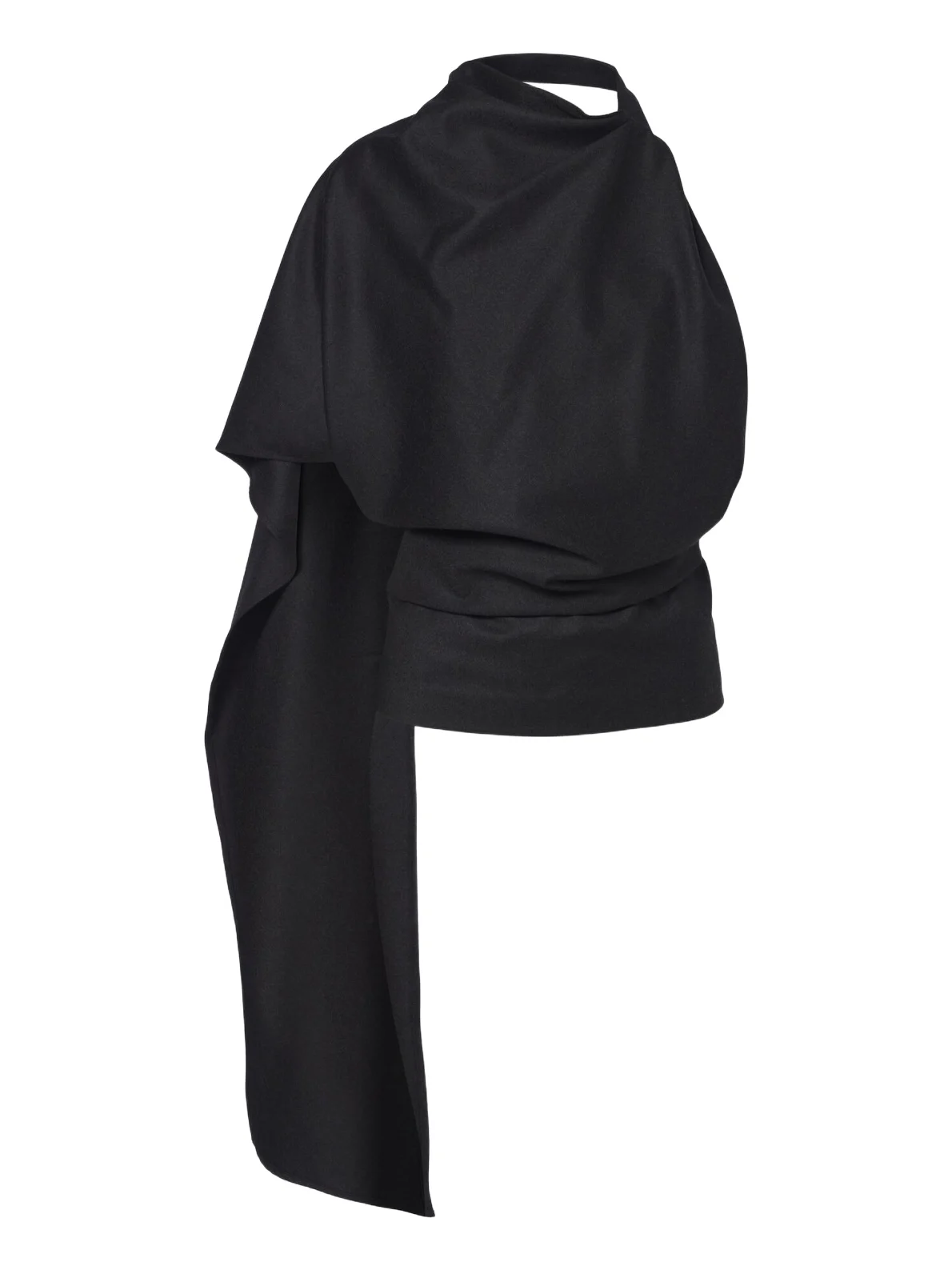 Assymetric wool top