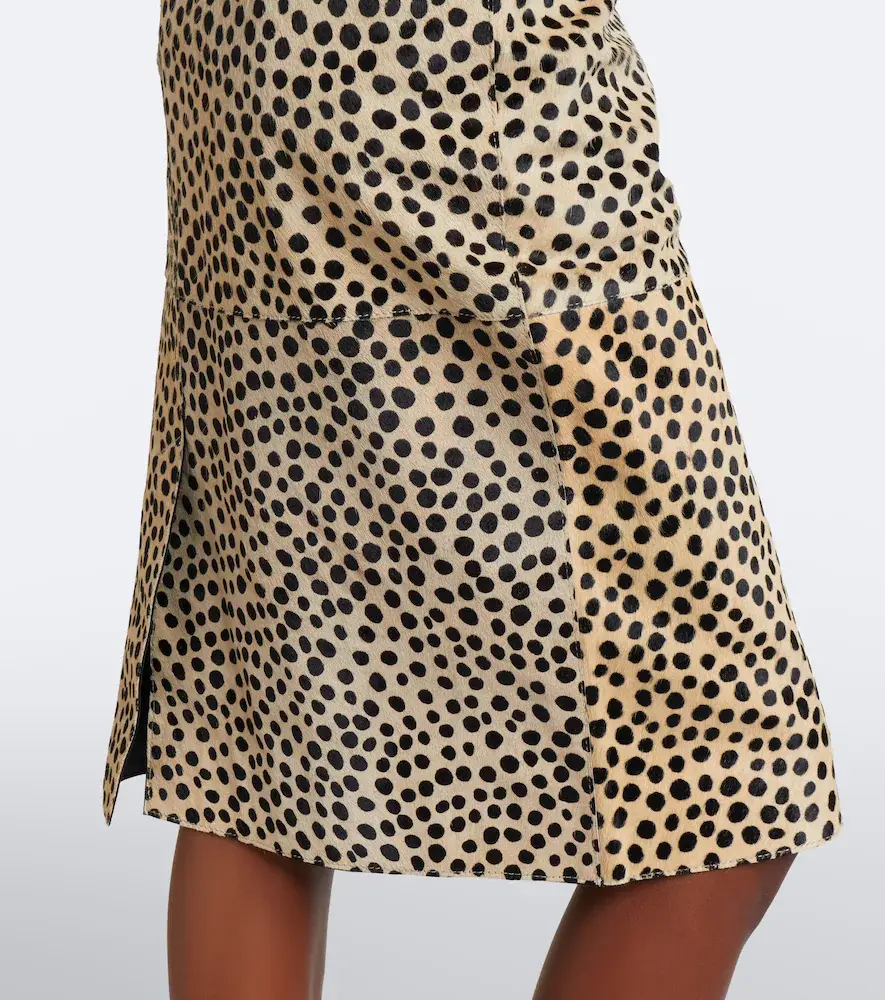 RÓHE Róhe Cheetah-print calf hair pencil skirt | Thumbnail 2