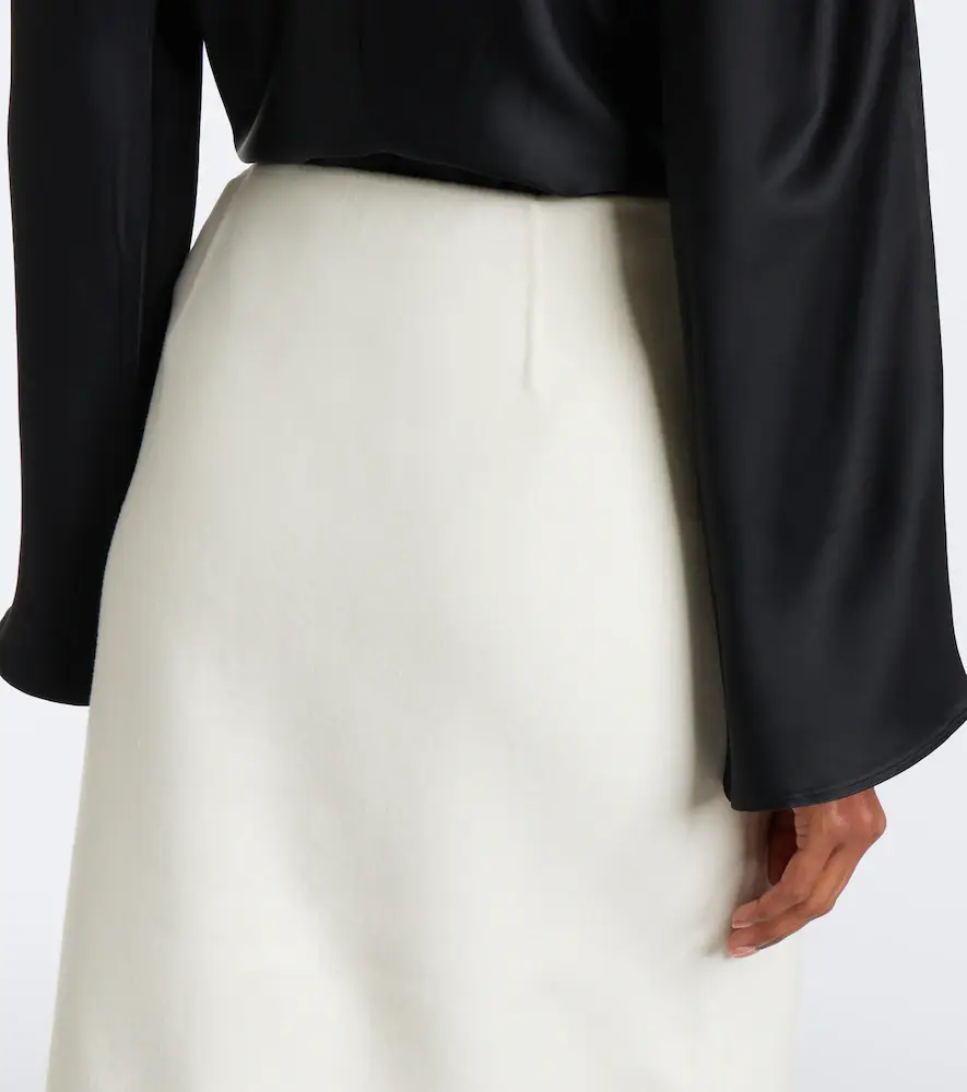 RÓHE Róhe Fringed wool and cashmere midi skirt | Thumbnail 5 RÓHE Róhe Fringed wool and cashmere midi skirt | Thumbnail 5